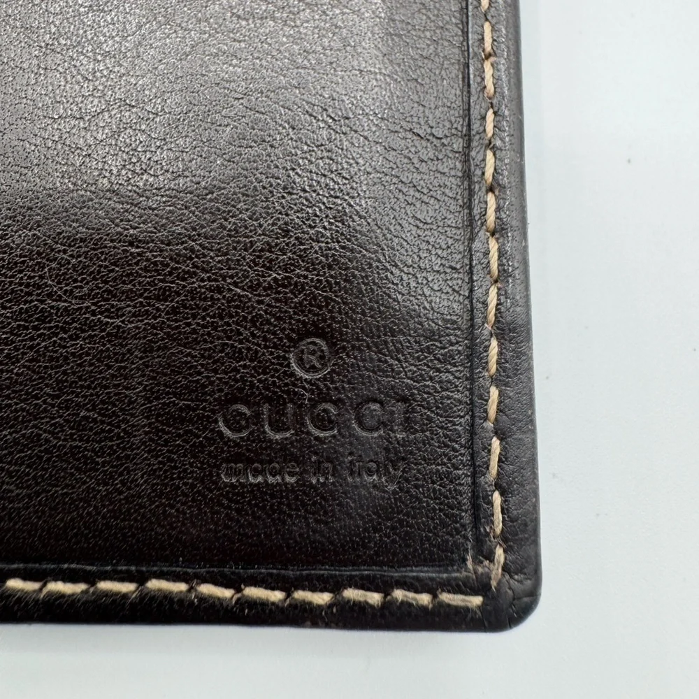Gucci GG Canvas Continental Wallet Beige Brown Interlocking GG Logo